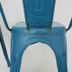 Pair of Tolix Chairs in blue metal by Xavier Pauchard