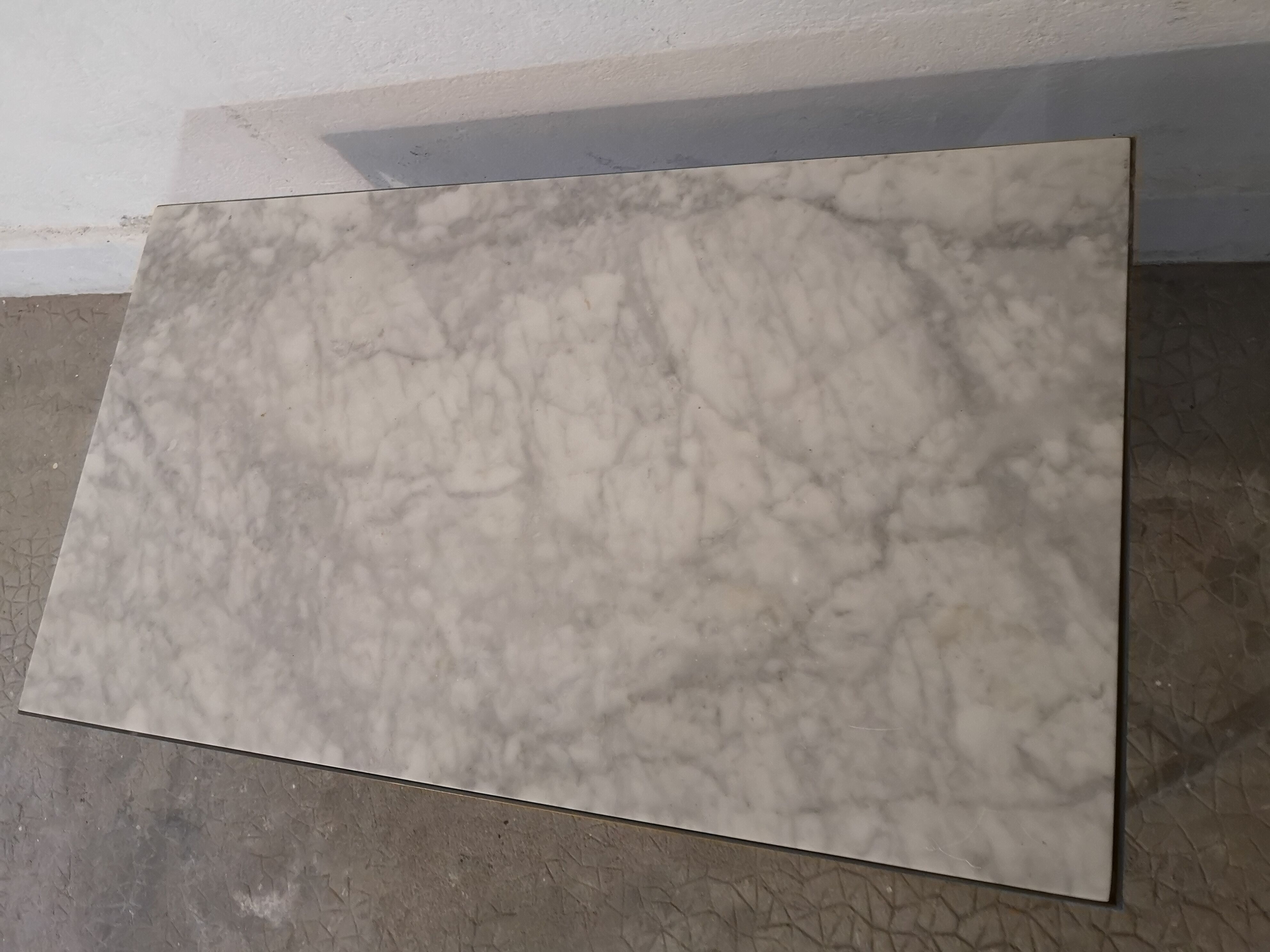 Vintage brass and marble coffee table