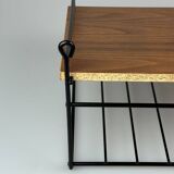 60s 70s teak shelf wall shelf telephone shelf string shelf Danish design