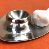 1960s Space Age Design Egg Cup / Salt Shaker
