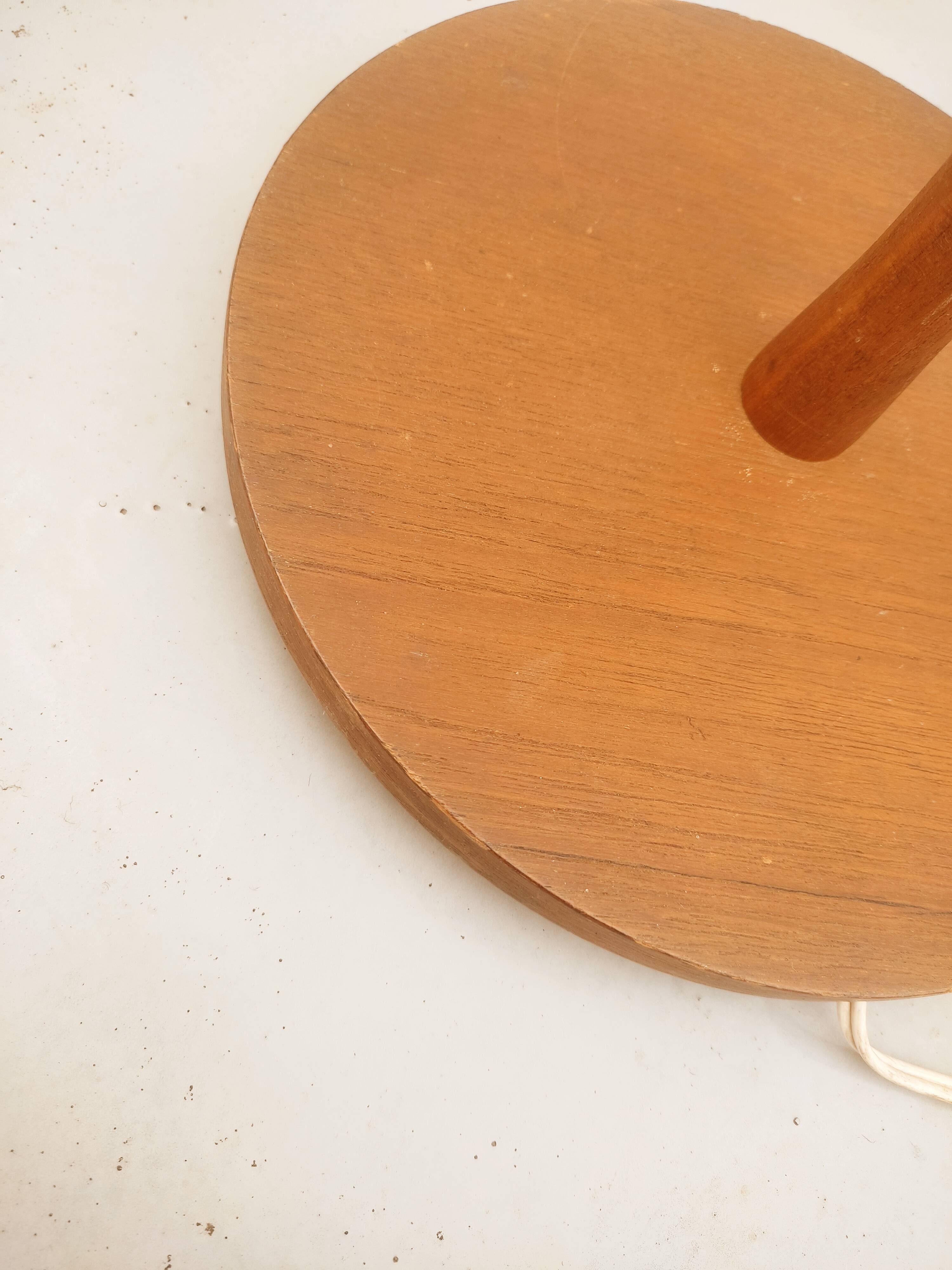 Scandinavian teak floor lamp