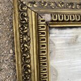Golden mirror XIXth, 186x106 cm