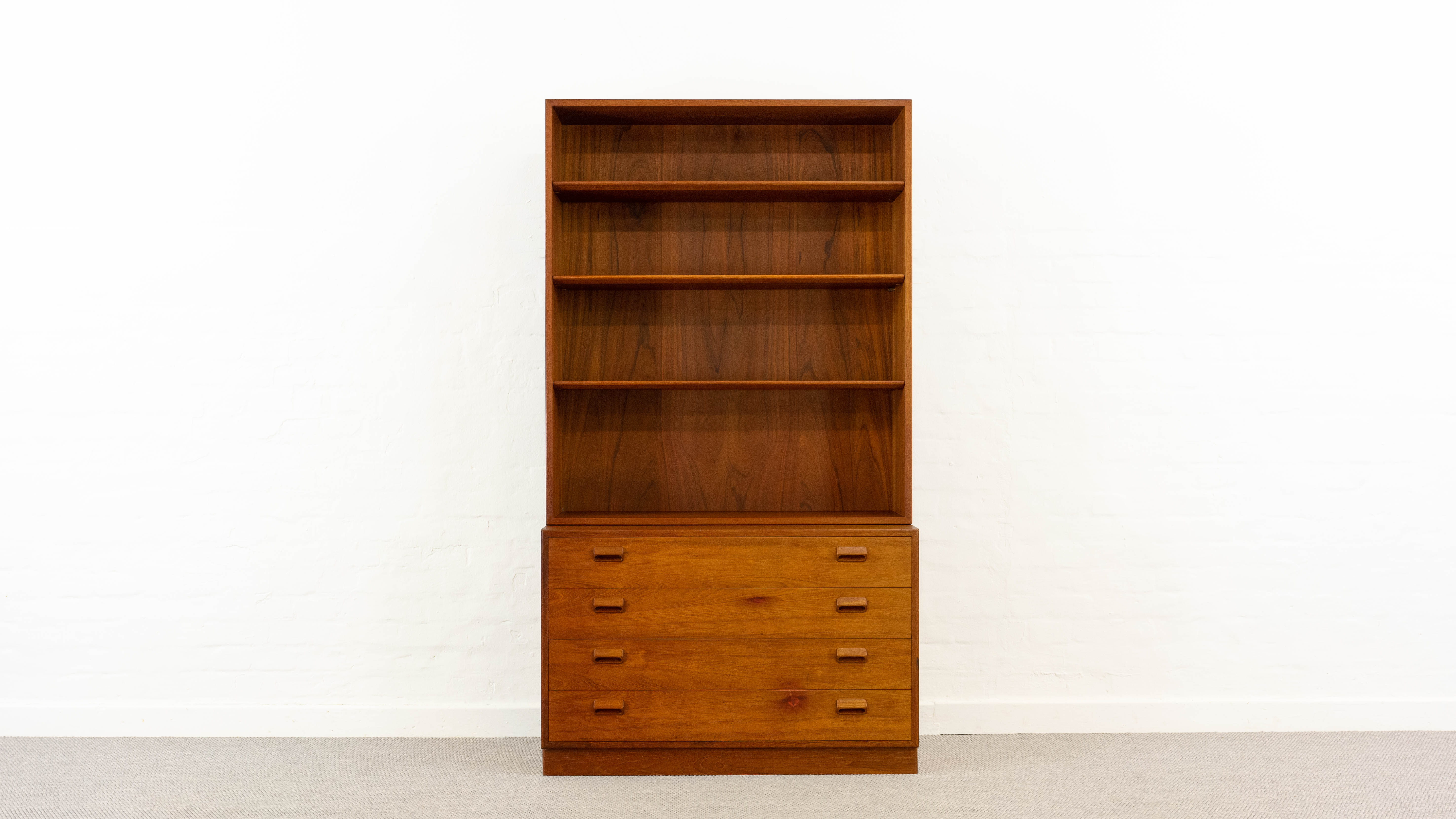 Borge Mogensen teak bookcase for Soborg Mobelfabrik, 1960s