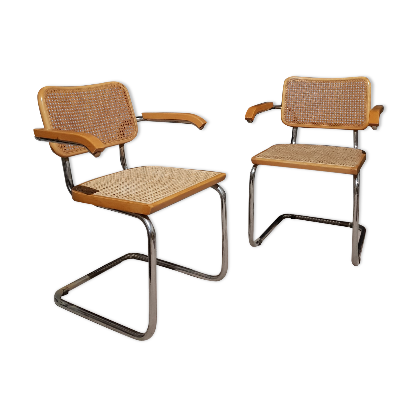 Marcel Breuer B64 armchairs