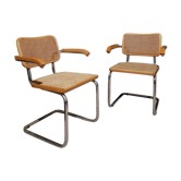 Paire de fauteuils de Marcel Breuer B64