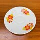 Tea and dessert set of 6 cups, German porcelain, flowers, 70s