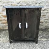 Sheet metal industrial furniture sideboard