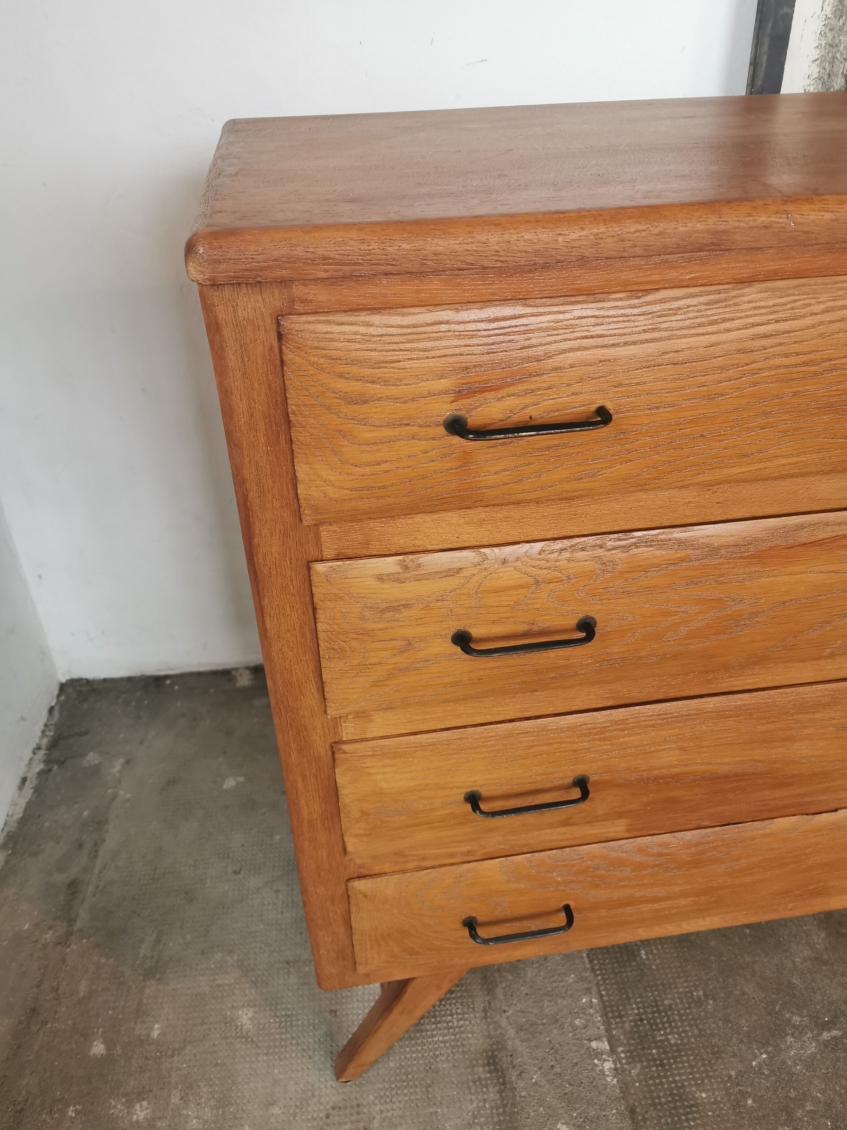 50's chest of drawers, compass feet