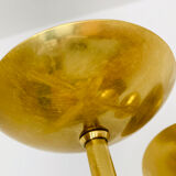 Brass Sputnik chandelier by Kaiser Leuchten