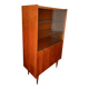 Vintage wooden display cabinet from the 60s-70s – Sliding glass doors