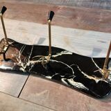 Wall coat rack "Marble" 1950s