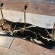 Wall coat rack "Marble" 1950s