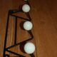 Patère 4 boules vert