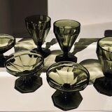 Set of 6 Art Deco glasses