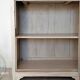 Large confiturier/Low bonnetière vintage artisan 1940 solid wood