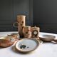 Rare stoneware ensemble "La Colombe" 60'