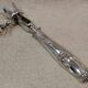 Some silver-plated handles, 950 Minerve, Rocaille style, Ravinet.