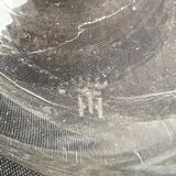 Pitcher and 2 crystal glasses signed XXth