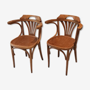 Lot 2 bistro armchairs