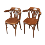 Lot 2 fauteuils bistrot
