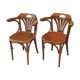 Lot 2 bistro armchairs