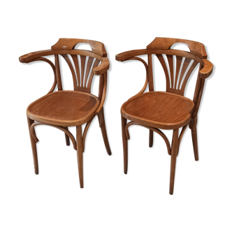 Lot 2 bistro armchairs