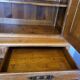 Norman buffet with 2 bodies in solid oak, manufactured by Doudard.