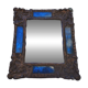 Lead mirror by Irena Jaworska, 1960s-70s