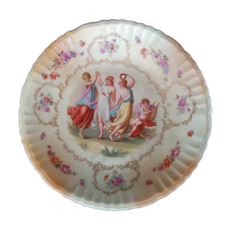 Centre de table en porcelaine Victoria Austria motifs Renaissance (1904-1918)