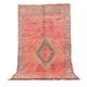 Peach Vintage Moroccan Rug 166 x 277 cm - Berber Wool Rug - Handmade Rug