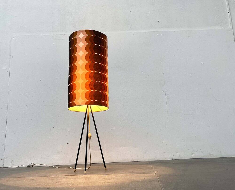 Mid-Century Modern Tripod Floor Lamp, 1960s