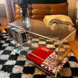 1970s Plexiglass coffee table