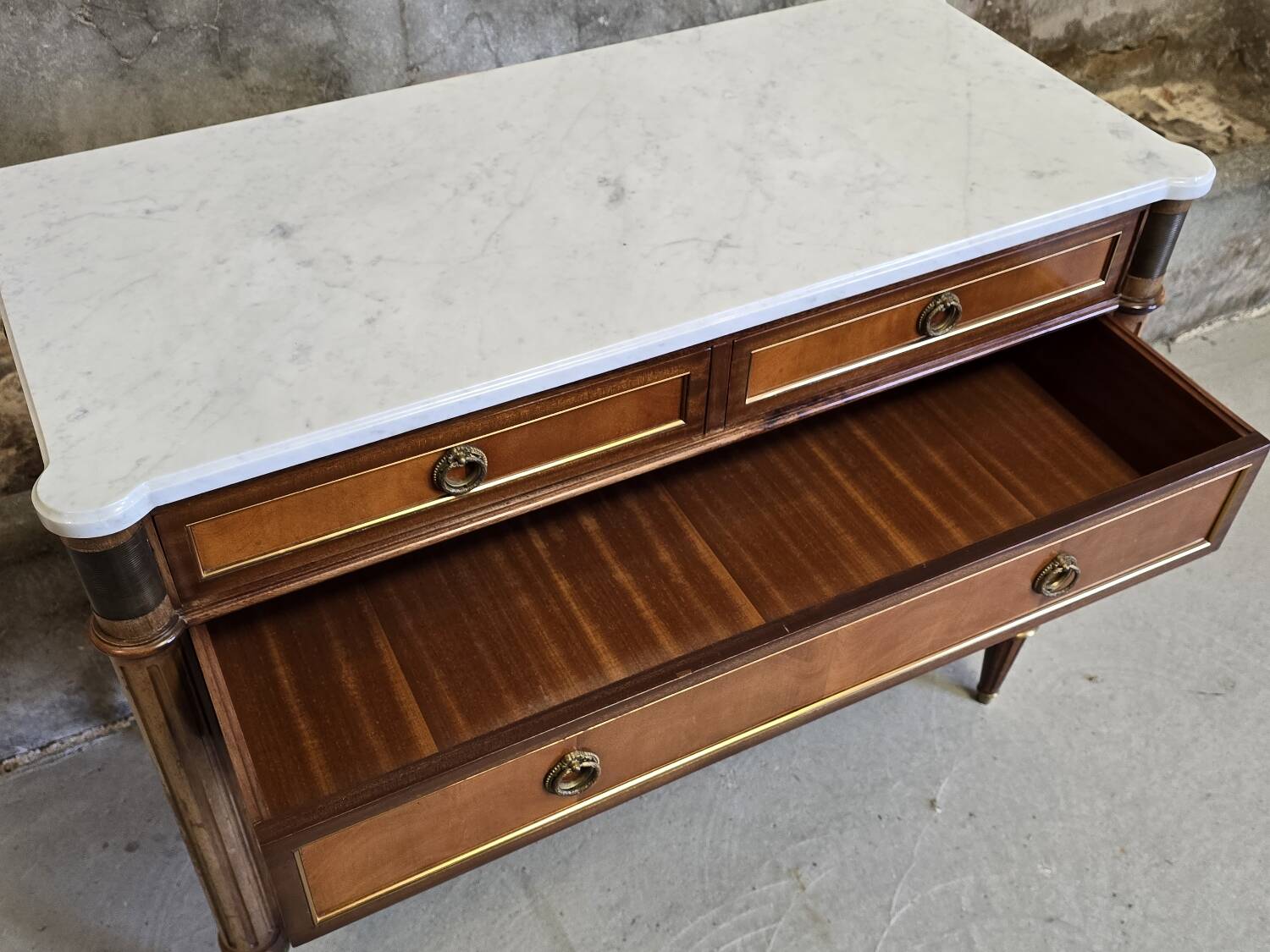 Louis XVI style chest of drawers