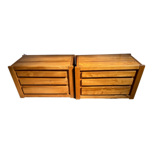 Paire de commodes regain années