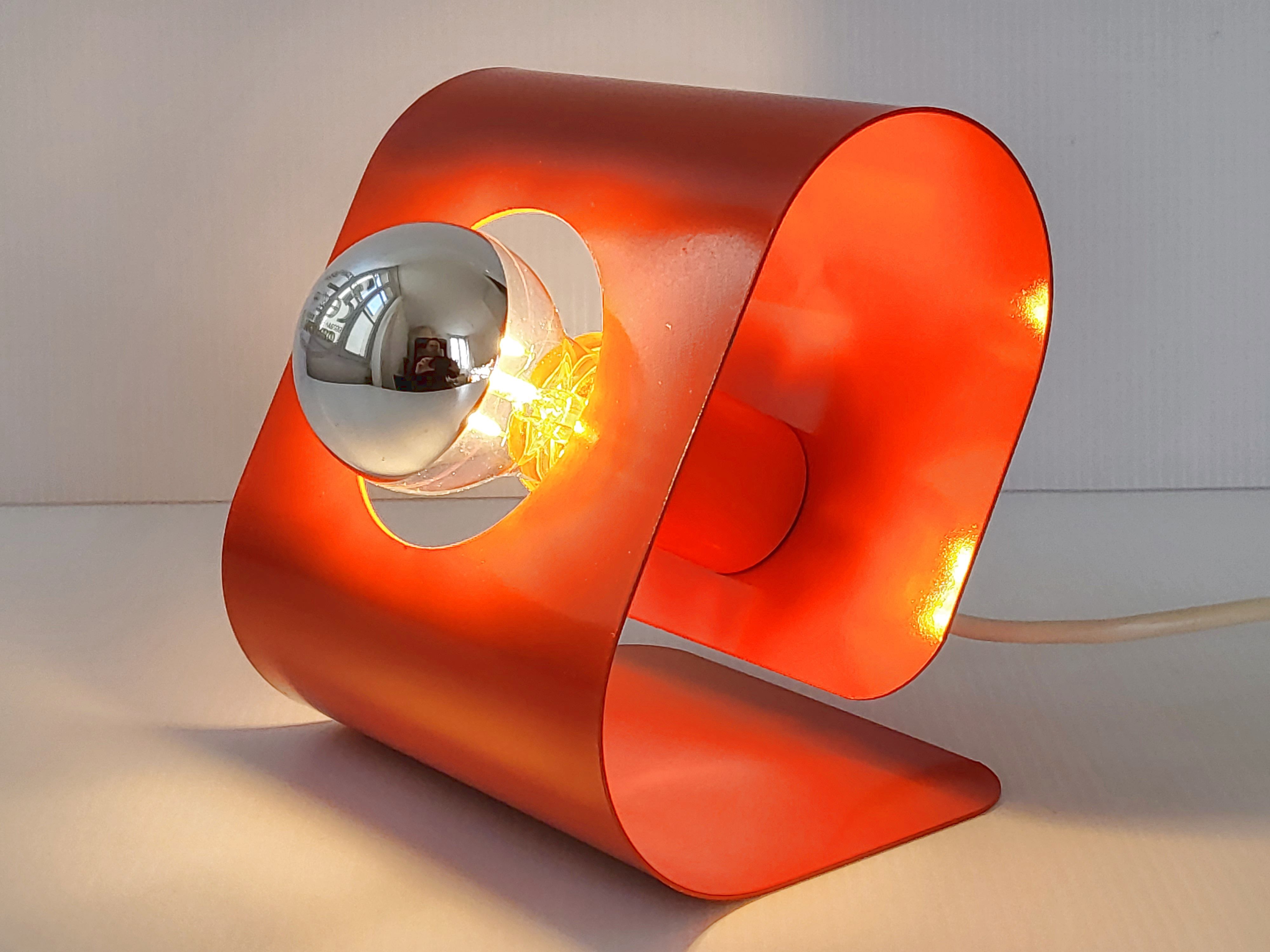 Vintage space age table lamp 1970