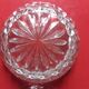 Bonbonnière, cut glass trinket dish.