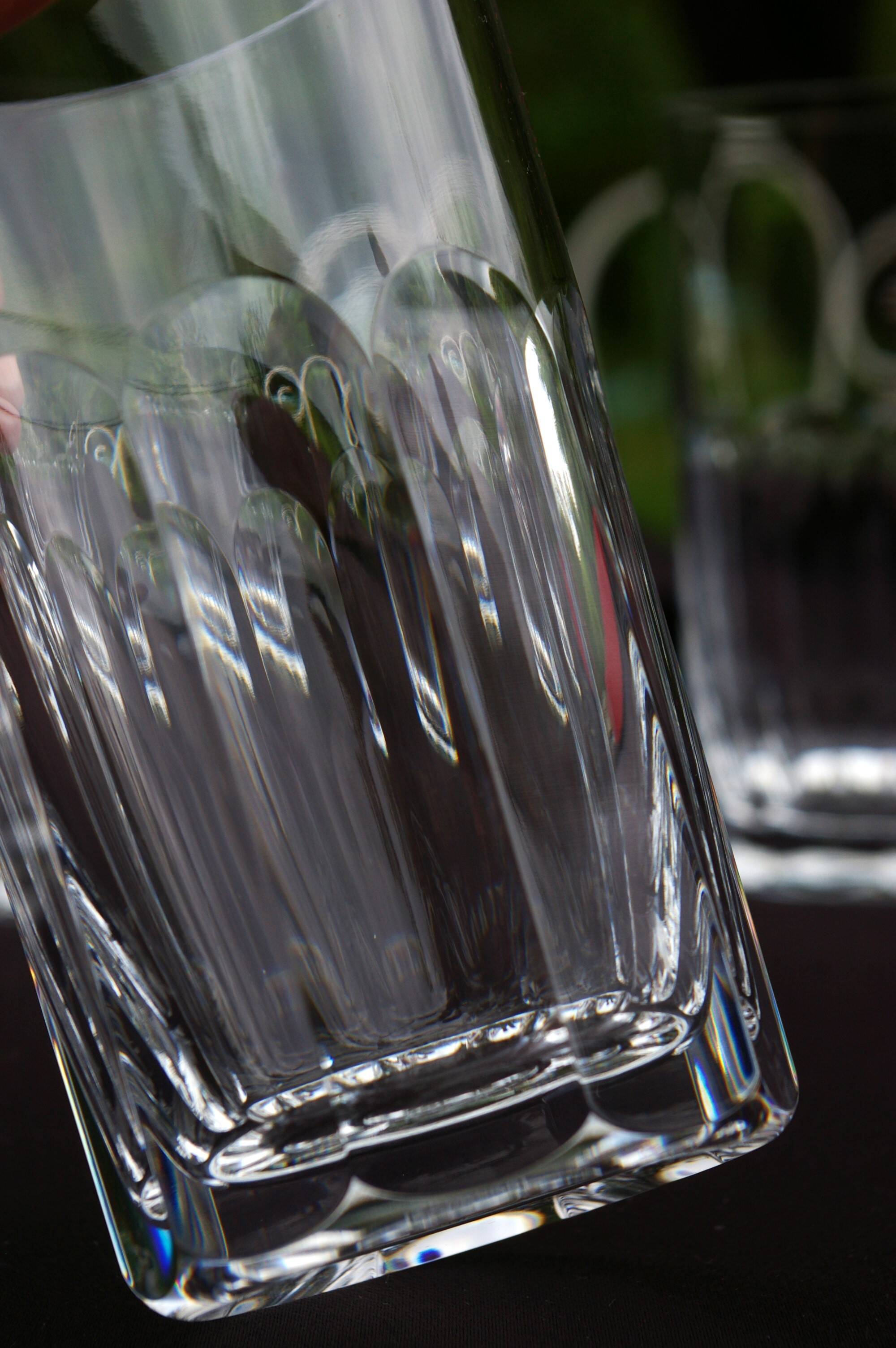 6 large glasses Cups Chopes Harcourt Crystal Baccarat - H 14,2cm