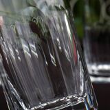 6 large glasses Cups Chopes Harcourt Crystal Baccarat - H 14,2cm