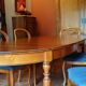 Dining table + 6 chairs in classic style (Louis-Philippe)