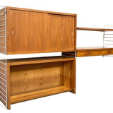 Mid Century Nisse Strinning string wall system 1960