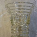 Fresnel style glass vase
