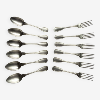 Christofle cutlery for six people