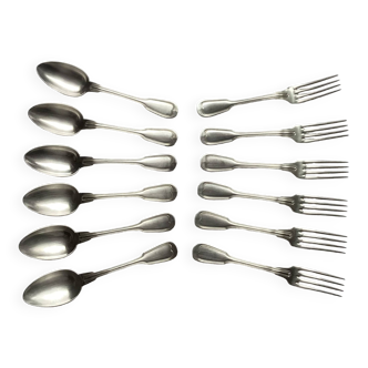 Christofle cutlery for six people