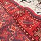 Vintage Oriental Handwoven Caucasian Shirvan Rug 82x130cm