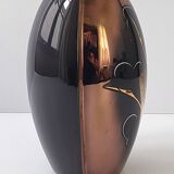 Vintage art deco vase with herons