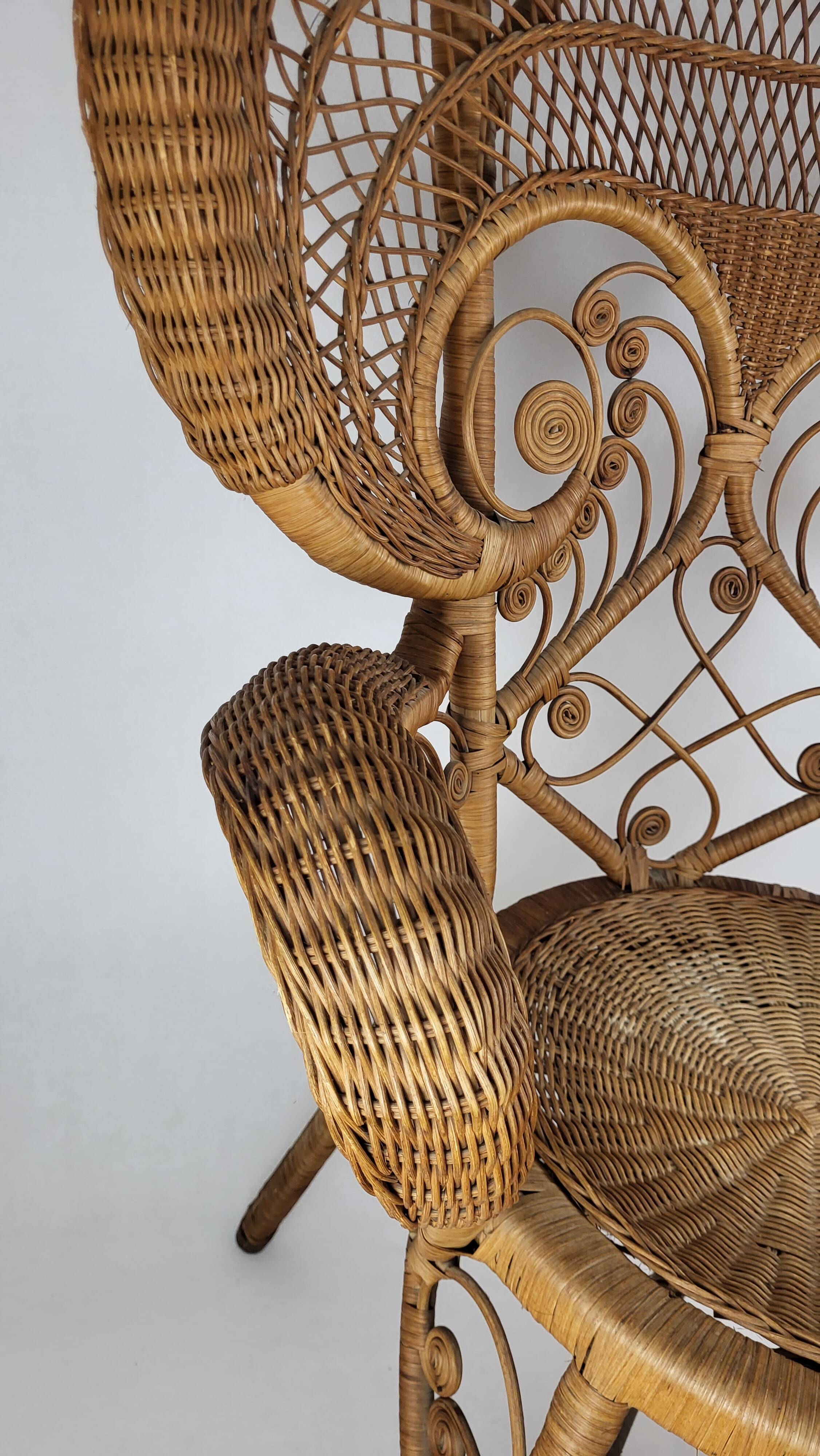 Emmanuelle Peacock Armchair 1960s