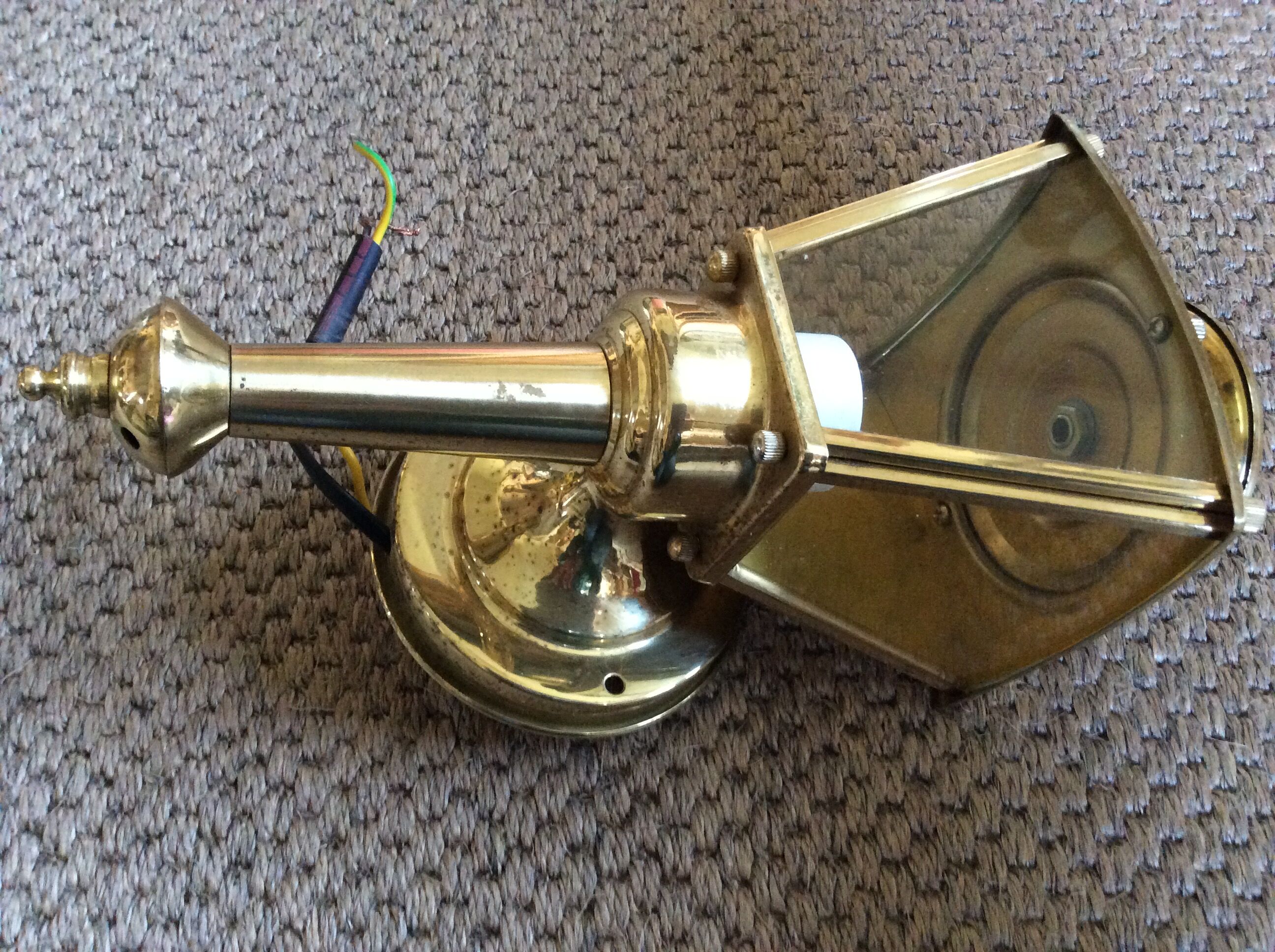 Pair of lantern sconces