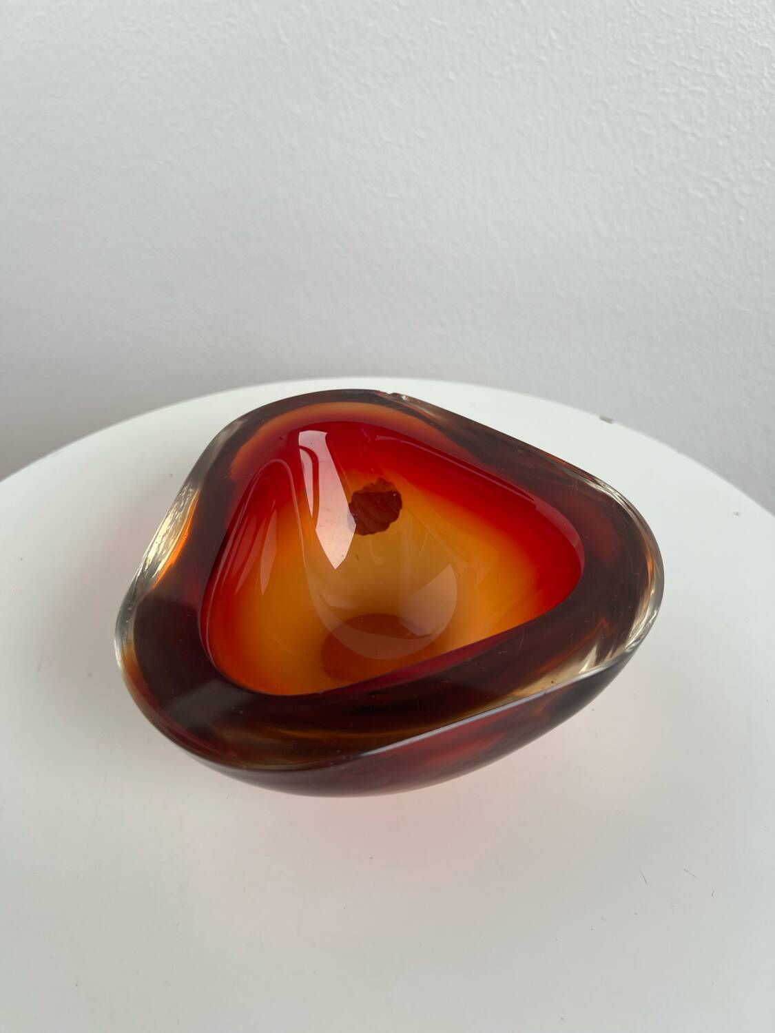 Murano Sommerso bowl 1970 Flavio Poli