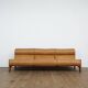 Leather and pine wood sofa by Erik Deforche for Hi Plan