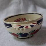 Ceramic eared bowl signed HB Quimper